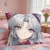 Wuthering Waves Carlotta Cushion Cover Square Short Plush Pillow Case Living Room Sofa Home Decor Funda X
