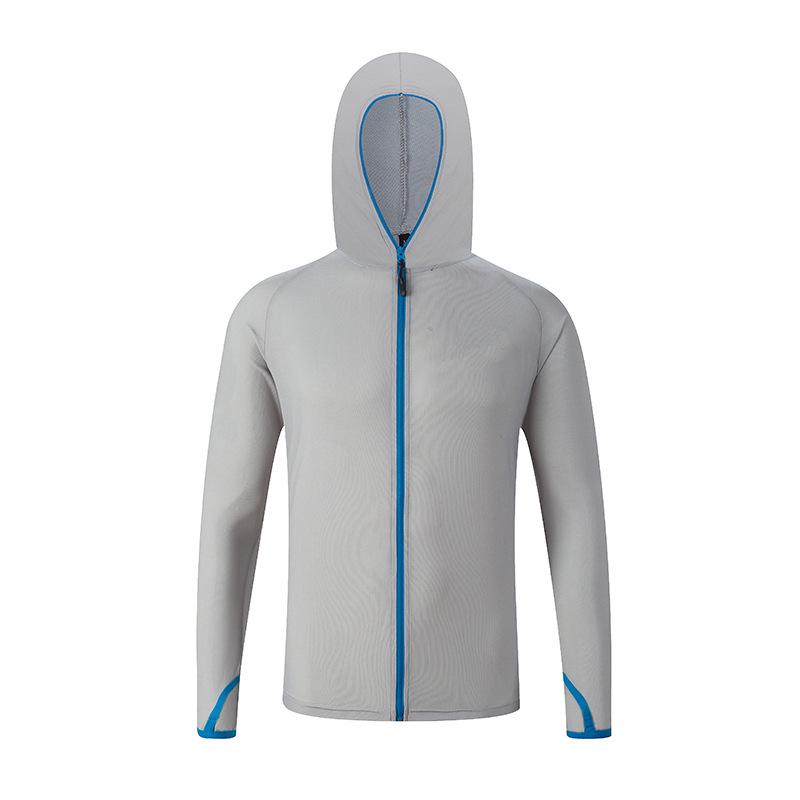 Men's Summer Breathable Camouflage Hooded Long Sleeve Sun Protection Fishing Shirt