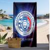 Reading FC Personalized Printed Beach Towel Soccer Logo Support Custom Name Text Absorbent Towel For Sport Travel Special Gift