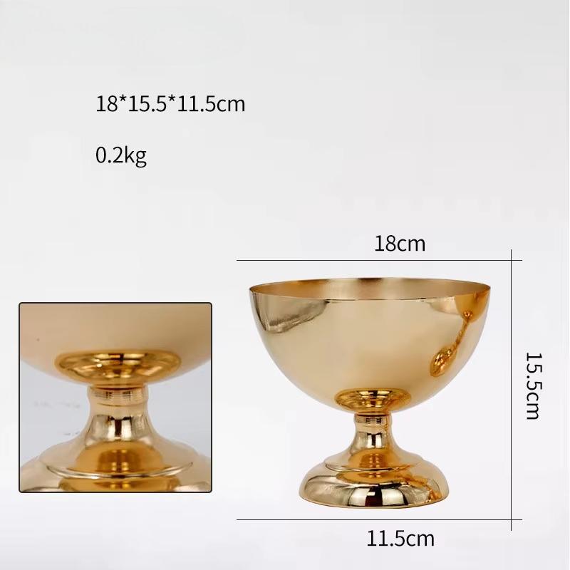 Gold Vases for Centerpieces,Gold Centerpieces for Table  Metal Flower Vases Floral Arrangements for Wedding Reception Home Anniversary Table Decor