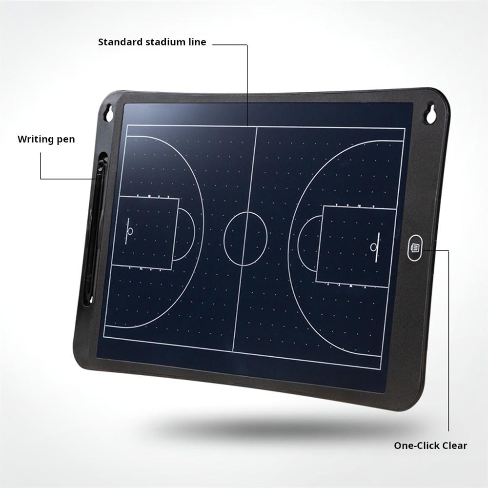 Elektronisches Basketball-Coaching-Board, Taktisches Markierungsboard mit LCD-Bildschirm und Stift, Basketball-Coaching-Board mit Sperrfunktion