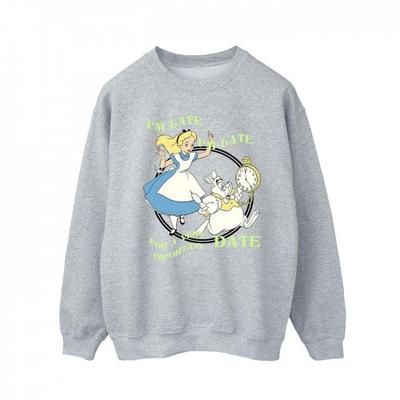 Mens Alice In Wonderland IÂ´m Late Sweatshirt