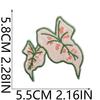 Exquisite Plant Embroidery Cloth Sticker Bag Decoration Leaf Flower Pot Chapter Boy Red Chapter Patch Sticker Clothes Decoration Ironing