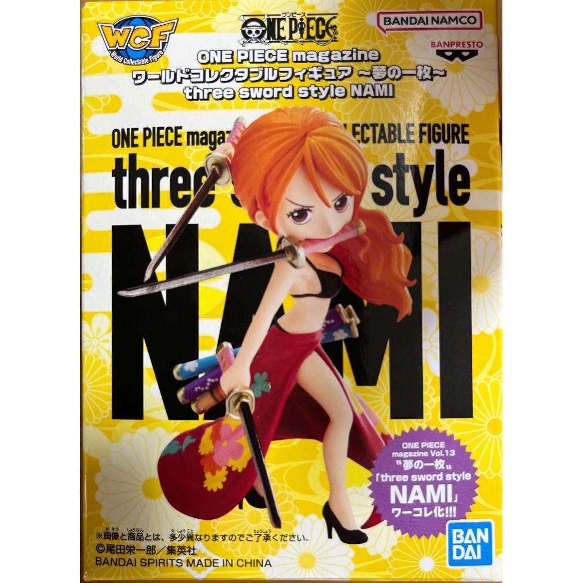 Б/у фигурка One Piece World Collectable Figure Dream Piece стиль трех мечей НАМИ