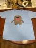 Vintage Domo Kun Mustache T-Shirt Y2k Rock Print Short-Sleeves Funny Pattern T-ShirtsCasual Loose Tops Cotton Streetwear Unisex