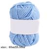 Multicolor Acrylic Crochet Thread 4 Strands Craft Yarn For Handmade Clothing And Home Decoration