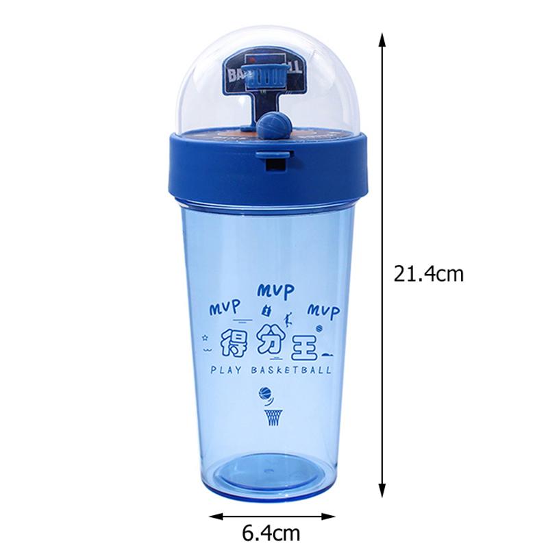 500ml Basketbal Waterfles Grote Capaciteit Studenten Leuke Schietfles Drinkware Sportbeker Accessoires Voor Kinderen Mok
