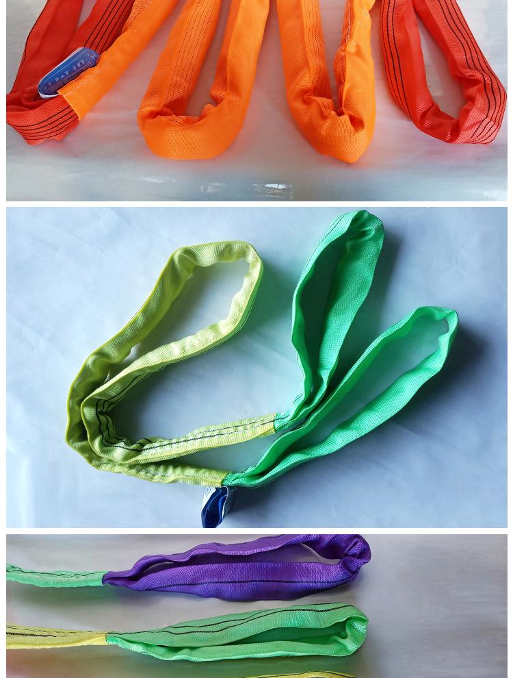 Adjustable Tree Crane Sling Tow Rope, Double Buckle, 2T to 5T Capacity, 1m - 8m Length.