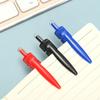 12 STÜCK Ausziehbare Gel-Stifte Set Schreibwaren Kawaii Schreibstift Schwarze/Blaue Tinte 0,5 mm Blauer Kugelschreiber Büro Schulbedarf