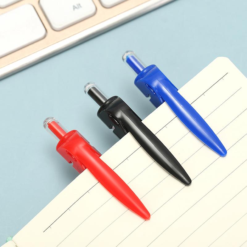 12 STÜCK Ausziehbare Gel-Stifte Set Schreibwaren Kawaii Schreibstift Schwarze/Blaue Tinte 0,5 mm Blauer Kugelschreiber Büro Schulbedarf