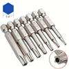 7-Piece Torx Screwdriver Bit Set, Chrome Vanadium Steel, T10-T40