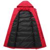 Fashion Winter Long Parkas for Men Jackets Thick Warm Black Overcoat Winter Coat With Hooded