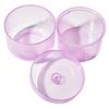 4 Color Disinfection Storage Box Nail Accessories Clean Sterilizer Soak Bowl Container 1Box Round Nail Tool Cleaning Box