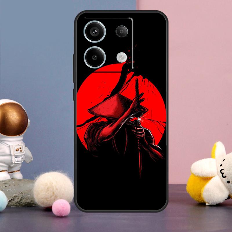 

Japan The Samurai Ninja Case For Xiaomi Redmi Note 14 13 9 10 11 12 15 Pro Plus Redmi 15 15C 14C 10C 12C 13C Cover Note 15 Pro Plus 5G