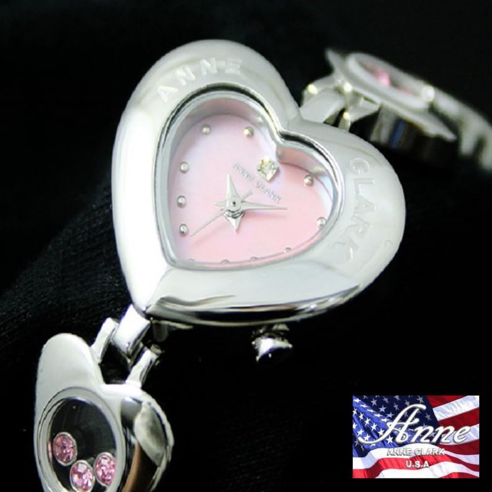Watch with Natural Shell Natural and Moving Stone Gentle On the Skin with Steel Ladies' Dial, Diamond, Bracelet. All-stainless (SS/P H).