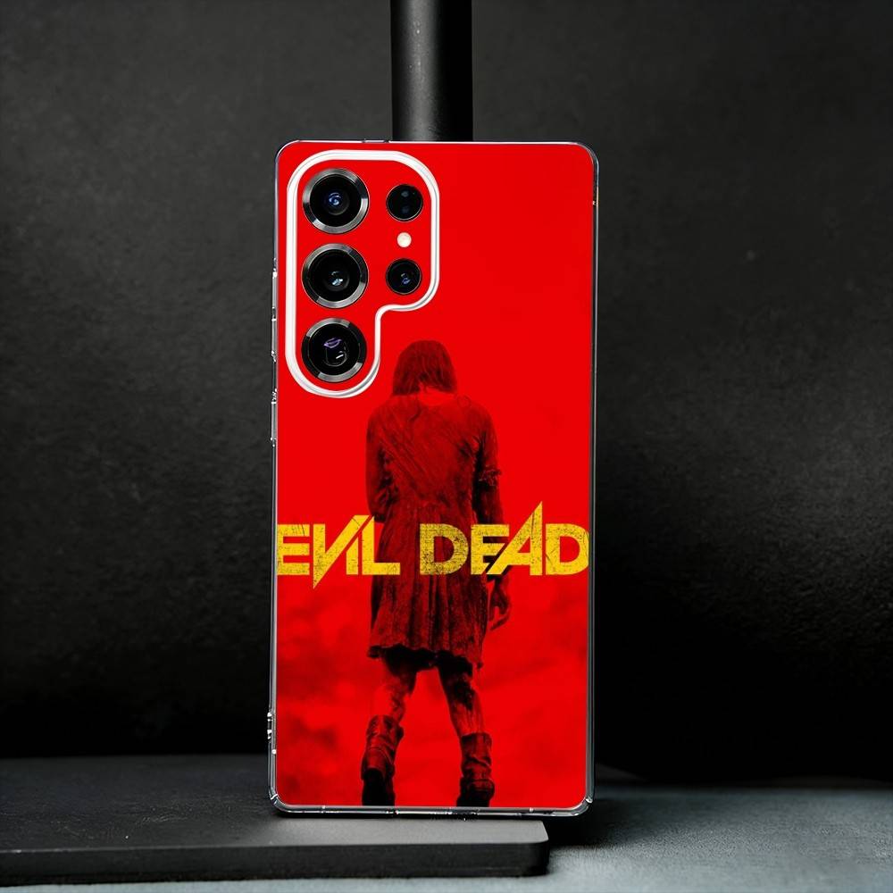 Horror E-Evil Dead Cool Phone Case For Samsung S25,S24,S21,S22,S23,S30,Ultra,S20,Plus,Fe,Note,10,9,5G Transparent Cover