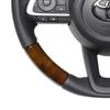 REAL Steering Wheel Roomy 900 Justy 900 42 Brown Wood [Rise (200 Series) / (late Series) / (late Series)] TYD-42BRW-BK