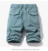 Summer Men's Cotton Multi-Pocket Riding Shorts: Durable, Washed, and Trendy Casual Wear.