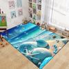 New product Beach shells and starfish  Carpet for Living Room Bedroom Bedside Floor Mat Cloakroom Children Playing Mat Area Rug
