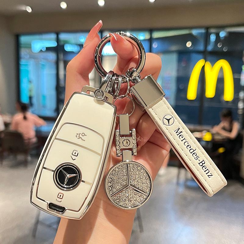 Fashion TPU Car Smart Remote Key Case Cover Shell Bag For Mercedes Benz A C E S G Class GLC CLE CLA W177 W205 W213 W222 X167 AMG