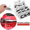 Für 3D ABS Metall Auto Heckklappe Kofferraum Emblem Logo Aufkleber Für mazda Axela Atenza CX-3 CX-5 CX-8 MS demio MPS 3 6 ujcdg07
