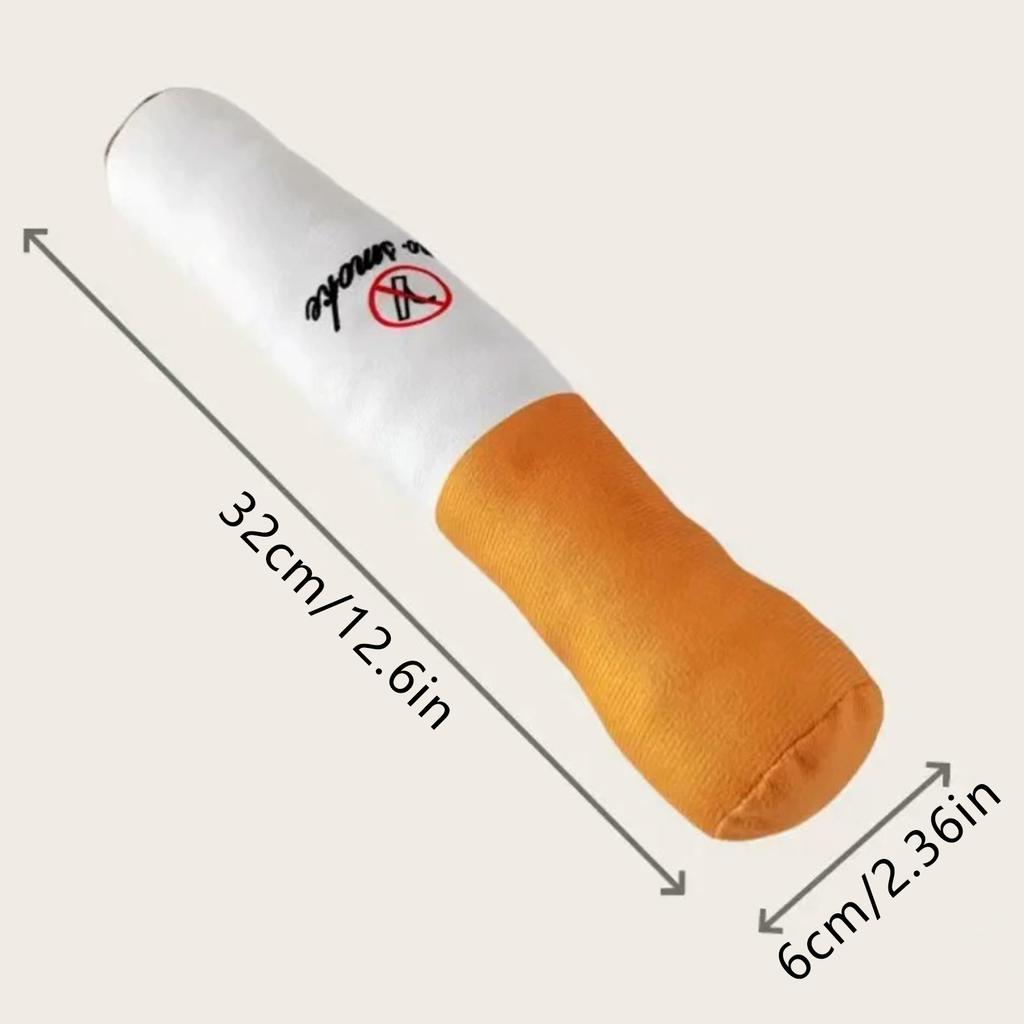 Evcil Hayvan Komik Oyuncaklar Puro Büyük Duman Peluş Ses Çıkarır Gıcırtılı Sahte Sigara Oyuncakları Köpek Çiğneme Diş Çıkarma Etkileşimli Oyun Isırmaya Dayanıklı Evcil Hayvan Oyuncağı