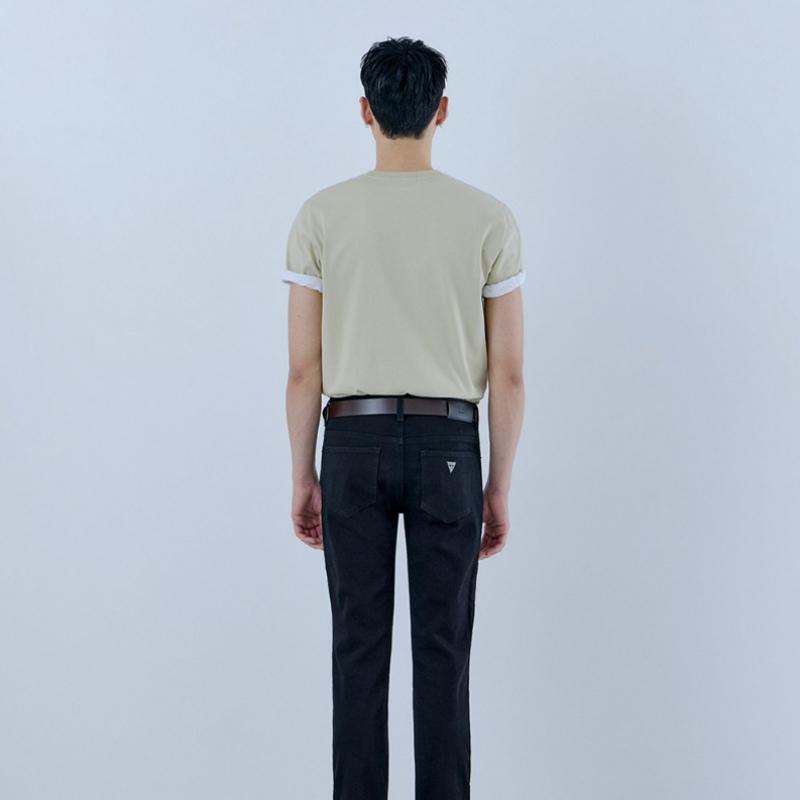 GueSS Men S Slim Straight Black Mq1d9090