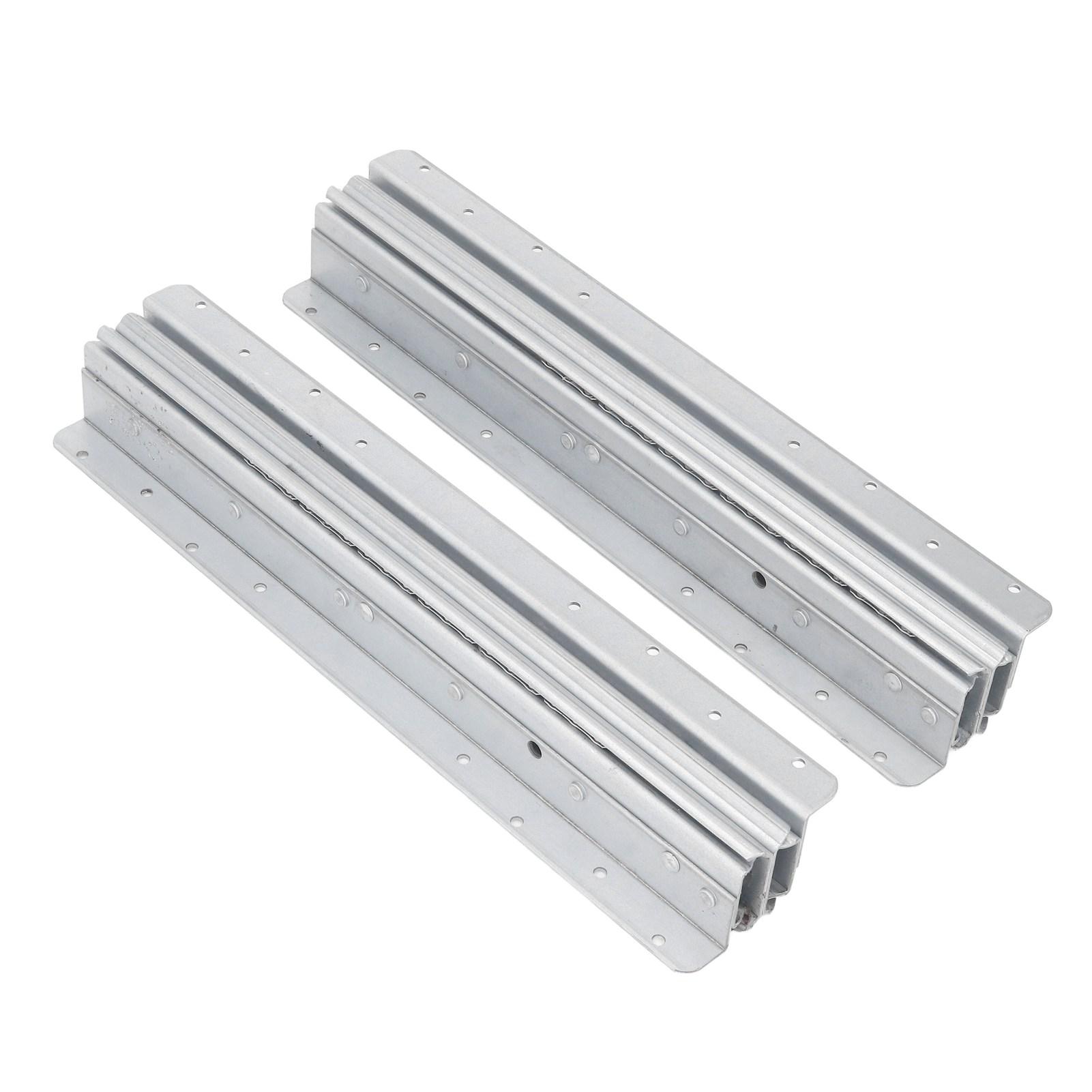 

1Pair Silver Undermount Drawer Slide 120KG 265LB Load Pull Out Bottom Mount Slide Rail Track 1000‑1900mm