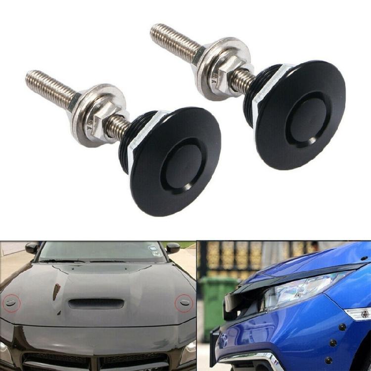 4Pcs Lock Clip Quick Release Fasteners Lock Quick Hood Pins Lock Car Bumper Hood Pin Lock Vehicle Hood Pins