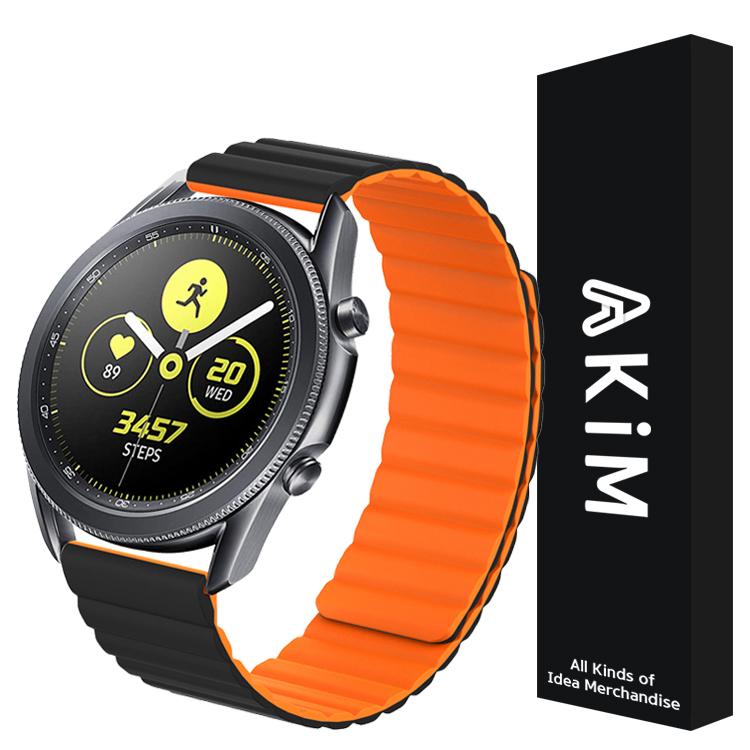 Akim Galaxy Watch Neo Magnetic Silicone Strap Galaxy Watch 7/Fe/6/6 Classic/5/5 Pro/4/3/Active 2/Classic/Gear/S3/S2/Frontier/Sports
