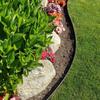 Easy to install Pe plastic garden edging kit with sturdy anchors - durable lawn boundaries for landscape and lawn separation