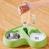 Dog Bowl Automatic Dog Water Bowl Drinking Double Bowls Dogs Food Container Stainless Steel Bowls for Cat Feeding Pet Products