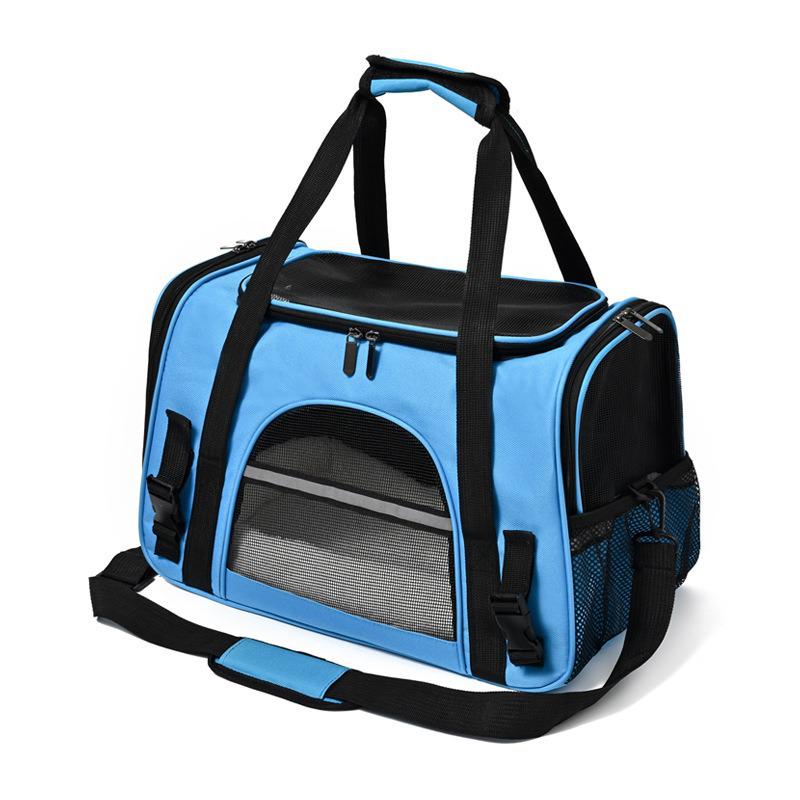 Portable Foldable Pet Crossbody Bag - Breathable Handbag for Cats & Dogs