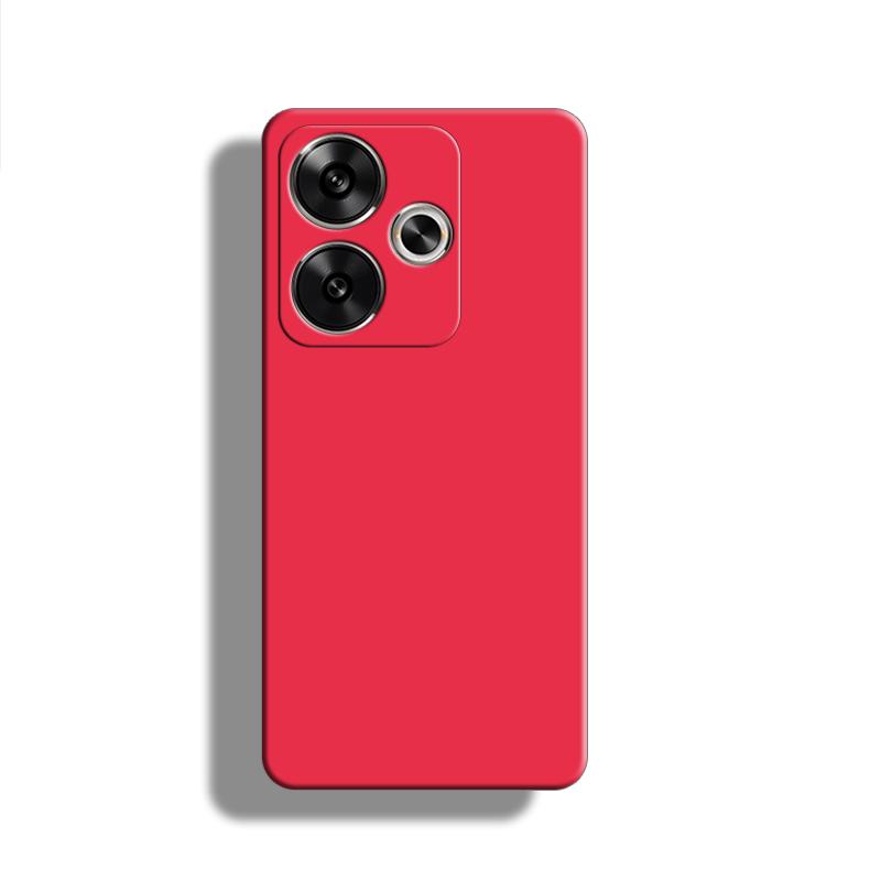 Capa para POCO F6 para POCO F6 5G, capa de 6,67 polegadas, borracha de silicone líquido original, à prova de choque, para Xiaomi POCO F6