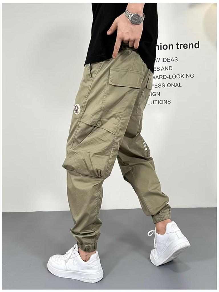 Men's Slim-Fit Straight Leg Trendy Brand Casual Elastic Jeans - New Autumn 2024 Trousers