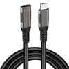 USB C 3.2  Extension Cable 100W PD 5A Type C Extension Cable 4K @60Hz 10Gbps Thunderbolt 3 For Xiaomi Huawei Switch 0.5M 1M 2M