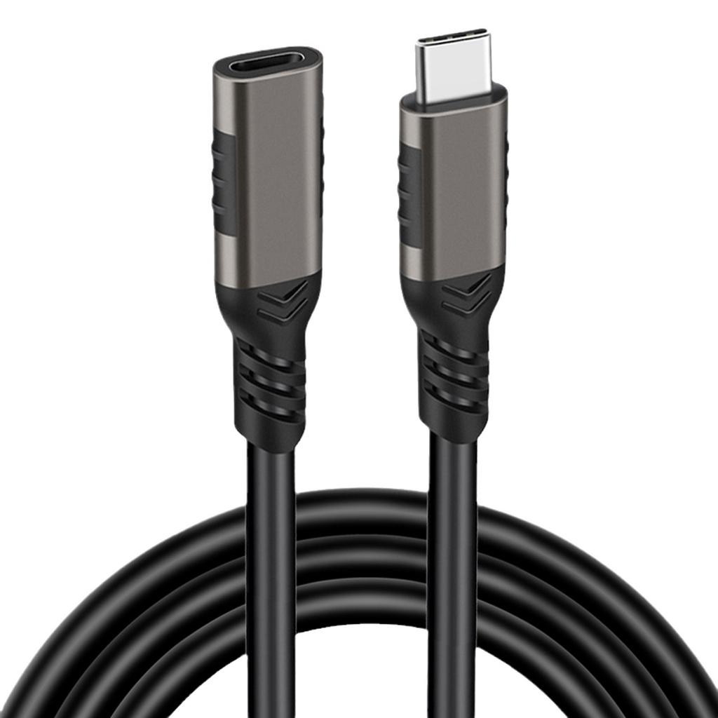 USB C 3.2  Extension Cable 100W PD 5A Type C Extension Cable 4K @60Hz 10Gbps Thunderbolt 3 For Xiaomi Huawei Switch 0.5M 1M 2M