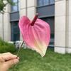 10ks Mini Anthurium Umělé Květiny Falešné Stonky Alokasie pro Svatbu Domácí Květinové Uspořádání Dekorace