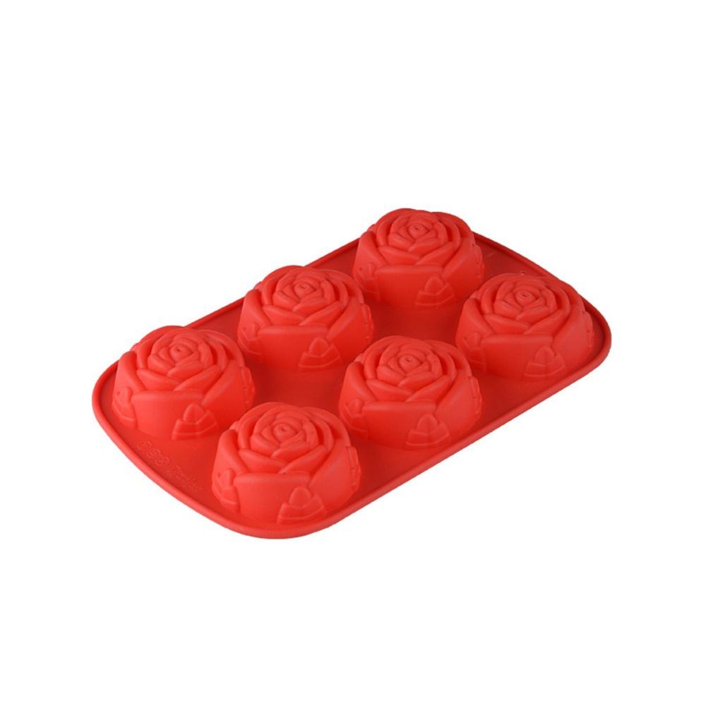 3D Rose Flower Silicone Mold Soap Mould Valentine's Day DIY Cake Chocolate Fondant Sugar Molds Baking Tools Handmade Craft