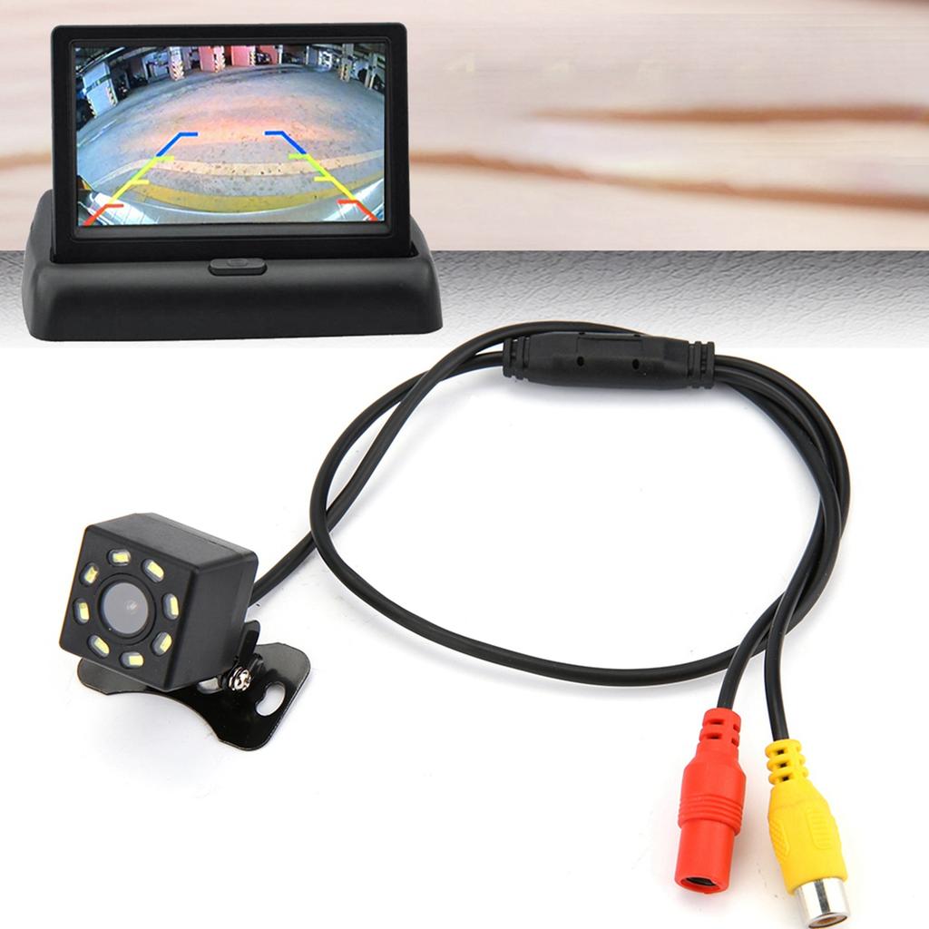 8 LED 170 degrees Wide Angle Rearview Reverse Backup Camera Night Vision Function Waterproof