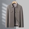 Men's Lapel Jacket - Business Casual Spring/Autumn Outerwear for Dad
