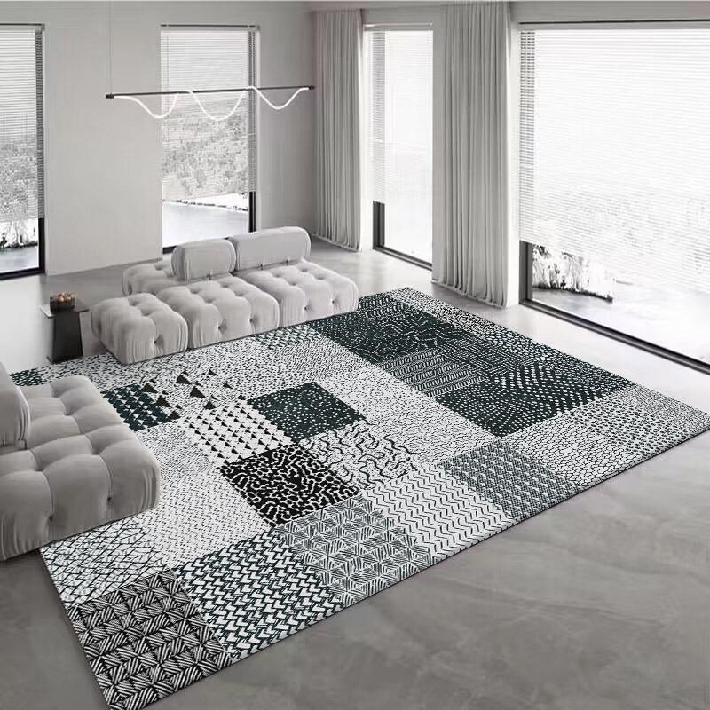 Fashionable and high-end carpet, living room sofa and coffee table carpet, light luxury Nordic minimalist carpet