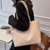 Korean version of large bag women's new versatile 2025 spring and summer soft shoulder bag large capacity high sense commuter tote bag