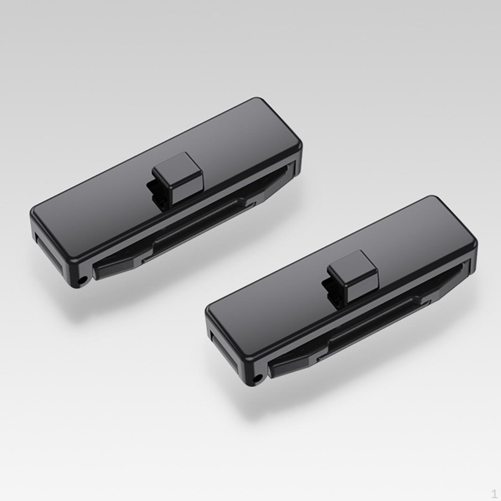 2 шт. Регулятор ремня безопасности для улучшения комфорта вождения Универсальные зажимы для ремня безопасности черный чёрный