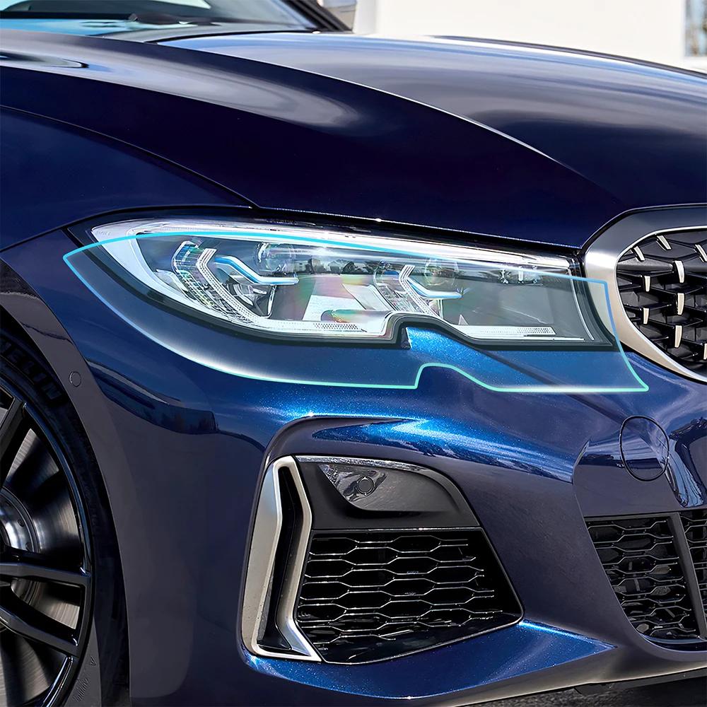 Pre-Cut PPF Film for BMW 3 Series G20 M Sport 2019-2022 Headlight and Rearview Mirror Protection Clear Sticker