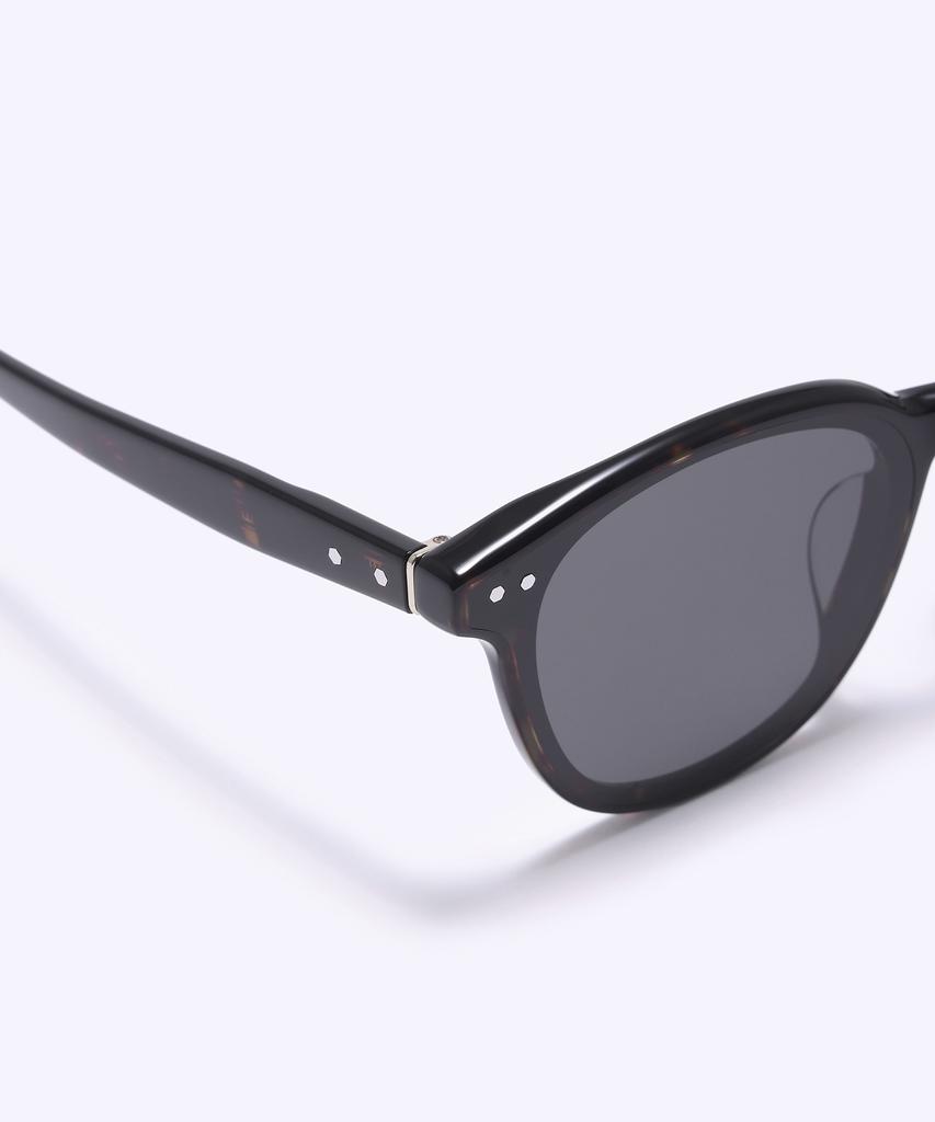 Alloaiweeo [Silverbite] Sbs1604 1818G Flat Bar Soft Square Tortoise Sunglasses