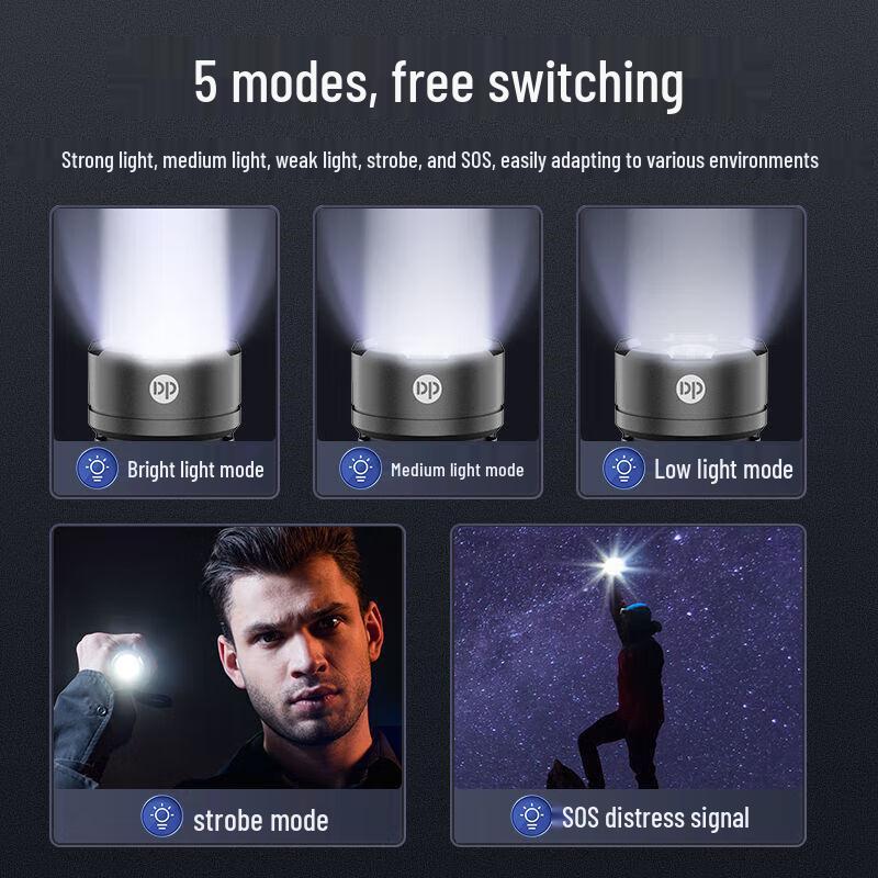 Jiuliang Rechargeable Emergency Flashlight