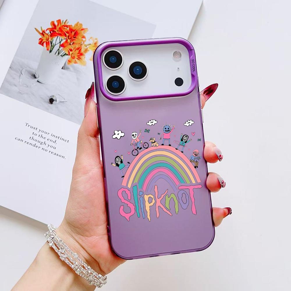 Lustige Cartoon S-Slipknots Handyhülle Für iPhone 17 16 15 14 13 12 11 Pro Max Air Matt Laser Aurora Stoßfest Funda