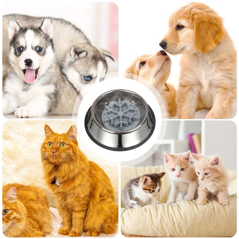 Food grade silicone non-slip slow feeding bowl slow feeding dog bowl dishwasher safe maze dog bowl suitable for fast eating dogs
