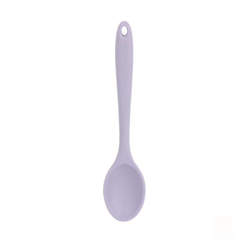 Long Handle Silicone Noodle Spoon Rice Salad Mixing Kitchen Teaspoon